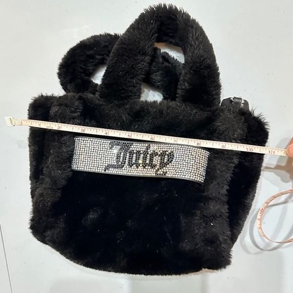 Juicy Couture Liquorice Black Mini Tote & Barrel Coin Purse Gift Set - Picture 7 of 15